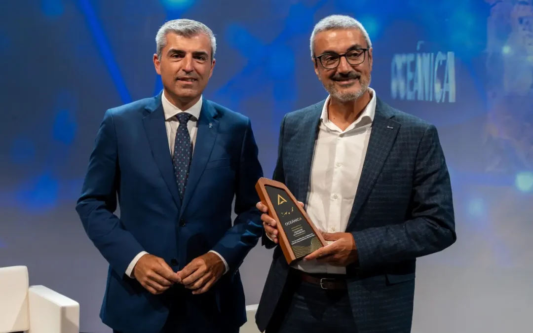 Aguas de La Palma, premiada como referente empresarial en la primera Oceánica 2026